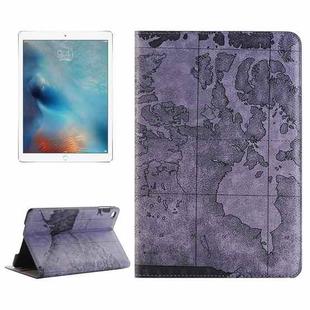 Map Pattern Horizontal Flip Leather Case with Holder & Card Slots & Wallet for iPad Pro 12.9 inch, Random Pattern Delivery