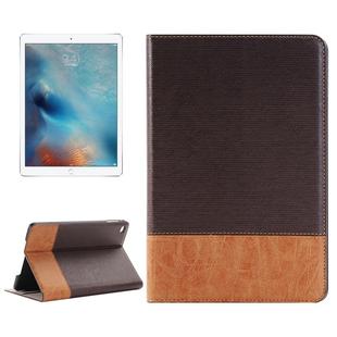 Cross & Sheepskin Texture Horizontal Flip Leather Case with Holder & Card Slots & Wallet for iPad Pro 12.9 inch(Brown)