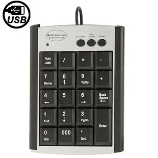 USB Non-synchronous Notebook Computer Multi Function Keypad with 19 Keys