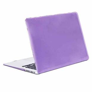 For MacBook Air 13.3 inch A1466 2012-2017 / A1369 2010-2012 Laptop Crystal Hard Protective Case(Purple)
