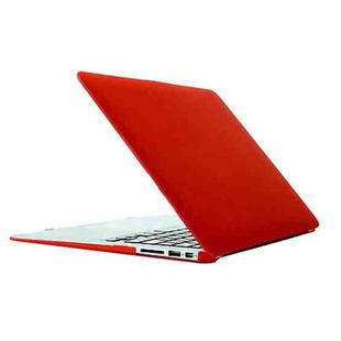 For MacBook Air 13.3 inch A1466 2012-2017 / A1369 2010-2012 Laptop Frosted Hard Plastic Protective Case(Red)