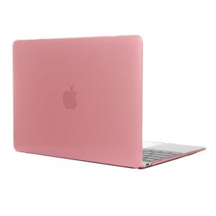 Colored Transparent Crystal Hard Protective Case for Macbook 12 inch(Pink)