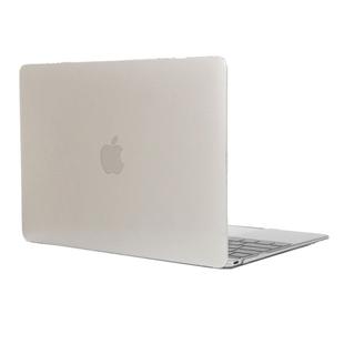 Colored Transparent Crystal Hard Protective Case for Macbook 12 inch(White)