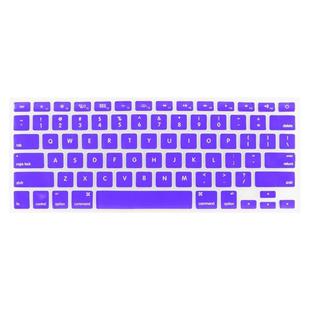 ENKAY for MacBook Pro 13.3 inch & 15.4 inch & 17.3 inch (US Version) / A1278 / A1286 Silicone Soft Keyboard Protector Cover Skin(Purple)