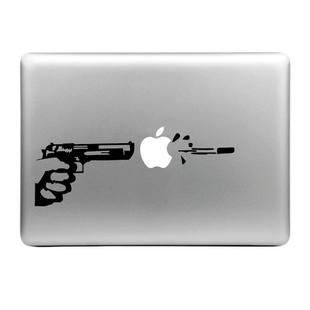 Hat-Prince Shooting the Apple Pattern Removable Decorative Skin Sticker for MacBook Air / Pro / Pro with Retina Display, Size: L