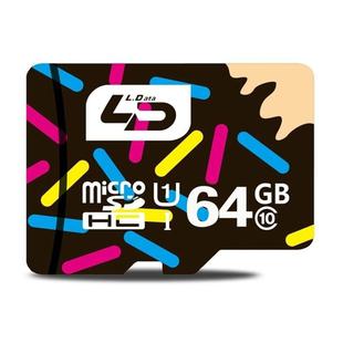 LD 64GB High Speed Class 10 TF/Micro SDXC UHS-1(U1) Memory Card