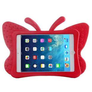Butterfly EVA Protective Case with Holder for iPad mini 3 / 2 / 1(Red)
