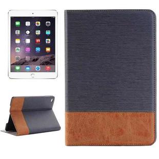 Cross Texture Horizontal Flip Smart Leather Case with Holder & Card Slots & Wallet for iPad Mini 4(Grey)