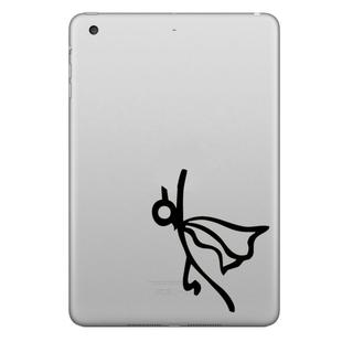 ENKAY Hat-Prince Holding the Apple Flying Pattern Removable Decorative Skin Sticker for iPad mini / 2 / 3 / 4