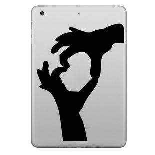 ENKAY Hat-Prince Both Hands Pattern Removable Decorative Skin Sticker for iPad mini / 2 / 3 / 4