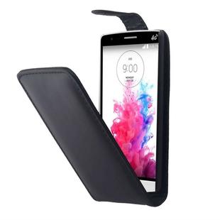 Vertical Flip Magnetic Button PU Leather Case for LG G3 S / D722 / D725