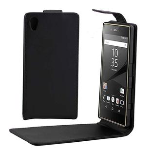 Vertical Flip Magnetic Buckle PU Leather Case for Sony Xperia Z5 / E6603 / E6653 / E6633 / E6683(Black)