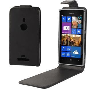 Vertical Flip Soft Leather Case for Nokia Lumia 925(Black)