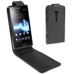 Vertical Flip Holster for Sony Xperia ion LT28i (Black)