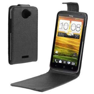 High Quality Leather Case for HTC One X / Edge / S720e (Black)