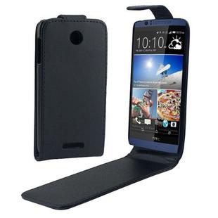 For HTC Desire 510 Vertical Flip Magnetic Snap Leather Case(Black)