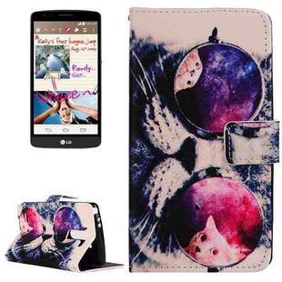 Lovely Animal Pattern Horizontal Flip Leather Case with Holder & Card Slots & Wallet for LG G3 Stylus / D690