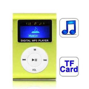 TF / Micro SD Card Slot MP3 Player with LCD Screen, Metal Clip