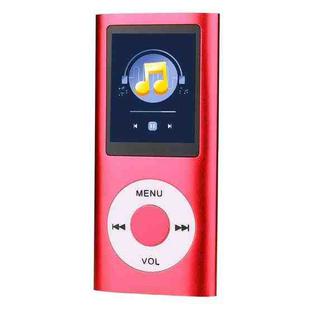 1.8 inch TFT Screen Metal MP4 Player with TF Card Slot, Support Recorder, FM Radio, E-Book and Calendar(Red)