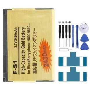 2430mAh F-S1 High Capacity Golden Edition Business Battery for BlackBerry 9800 / 9810