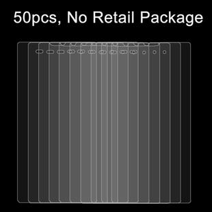 50 PCS for Sony Xperia T3 / M50w 0.26mm 9H Surface Hardness 2.5D Explosion-proof Tempered Glass Film, No Retail Package