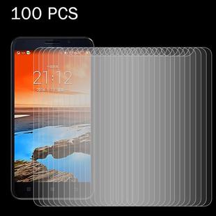 100 PCS for  Lenovo A850 0.26mm 9H Surface Hardness 2.5D Explosion-proof Tempered Glass Screen Film