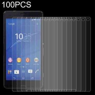 100 PCS for Sony Xperia Z3 Compact / D5803 0.26mm 9H Surface Hardness 2.5D Explosion-proof Tempered Glass Screen Film