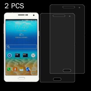 2PCS for Galaxy A7 0.26mm 9H+ Surface Hardness 2.5D Explosion-proof Tempered Glass Film