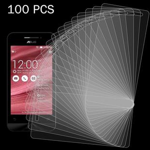100 PCS for ASUS ZenFone 4 / A400CG 0.26mm 9H Surface Hardness 2.5D Explosion-proof Tempered Glass Screen Film