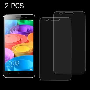 2 PCS for  Huawei Honor 4X 0.26mm 9H Surface Hardness 2.5D Explosion-proof Tempered Glass Screen Film