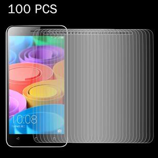 100 PCS for  Huawei Honor 4X 0.26mm 9H Surface Hardness 2.5D Explosion-proof Tempered Glass Screen Film
