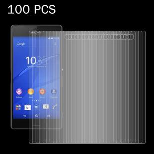 100 PCS for Sony Xperia Z4 / Z3+ 0.26mm 9H Surface Hardness 2.5D Explosion-proof Tempered Glass Screen Film