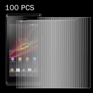 100 PCS for Sony Xperia M 0.26mm 9H+ Surface Hardness 2.5D Explosion-proof Tempered Glass Film