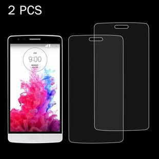 2 PCS For LG G3 mini 0.26mm 9H Surface Hardness 2.5D Explosion-proof Tempered Glass Screen Film