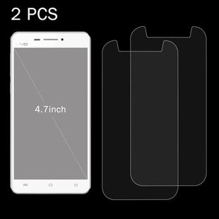 2 PCS 0.26mm 9H Surface Hardness 2.5D Explosion-proof Tempered Glass Screen Film for 4.7 inch Mobile Phones