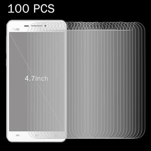 100 PCS 0.26mm 9H Surface Hardness 2.5D Explosion-proof Tempered Glass Screen Film for 4.7 inch Mobile Phones
