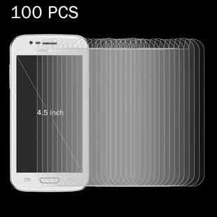 100 PCS for  4.5 inch Mobile Phones 0.26mm 9H Surface Hardness 2.5D Explosion-proof Tempered Glass Screen Film