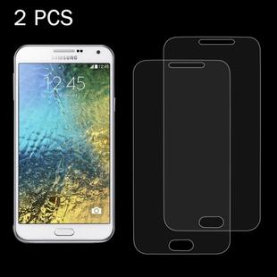 2 PCS for Galaxy E7 / E700 0.26mm 9H Surface Hardness 2.5D Explosion-proof Tempered Glass Screen Film