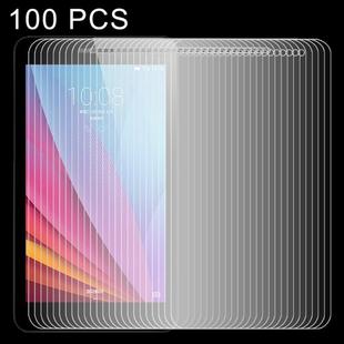 100 PCS 0.4mm 9H+ Surface Hardness 2.5D Explosion-proof Tempered Glass Film for Huawei Honor Play MediaPad T1 / T1-701U