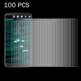 100 PCS for LG V10 0.26mm 9H Surface Hardness 2.5D Explosion-proof Tempered Glass Screen Film