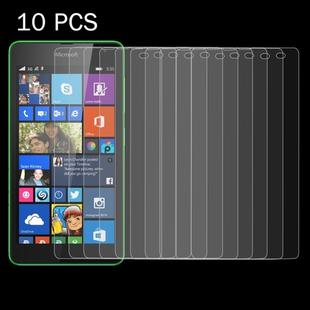 10 PCS for Microsoft Lumia 535 0.26mm 9H Surface Hardness 2.5D Explosion-proof Tempered Glass Screen Film