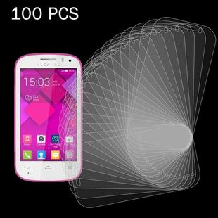 100 PCS for Alcatel One Touch Pop C3 0.26mm 9H+ Surface Hardness 2.5D Tempered Glass Film