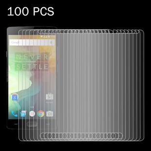 100 PCS for Oneplus Two 0.26mm 9H+ Surface Hardness 2.5D Explosion-proof Tempered Glass Film