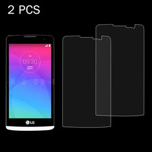 2 PCS for LG Leon / C40 0.26mm 9H+ Surface Hardness 2.5D Explosion-proof Tempered Glass Film