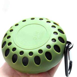 BTS-25OK Outdoor Sports Portable Waterproof Bluetooth Speaker with Hang Buckle, Hands-free Call, NFC Function, BTS-25OK(Army Green)