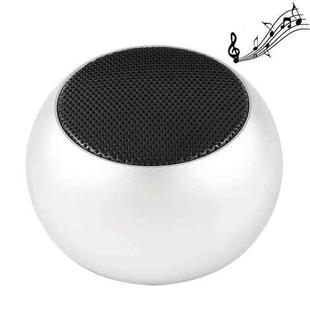 Mini Metal Wireless Bluetooth Speaker,  Hands-free, LED Indicator(Silver)