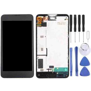 LCD Display + Touch Panel  with Frame for Nokia Lumia 630 / 635(Black)