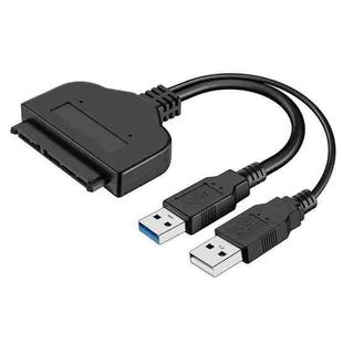 USB 3.0 to SATA 22 Pin 2.5 inch HDD Adapter with USB Power Cable, Length: 20cm