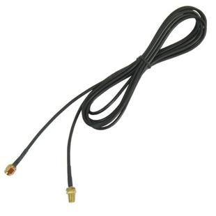 Softcover Edition, RP-SMA Male to Female Cable (174 Antenna Extension Cable) , 3m(Black)