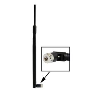 Wireless 7dB RP-SMA Network Antenna for Router Network with Antenna Base(Black)